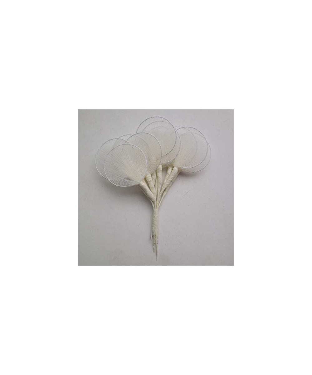 Ivory Wire and Organza Leaves Jordan Almond Flowers Holder for Wedding Favor - Bag of 144 - C318K789Q49 $10.87 Favors