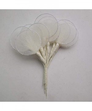 Ivory Wire and Organza Leaves Jordan Almond Flowers Holder for Wedding Favor - Bag of 144 - C318K789Q49 $10.87 Favors