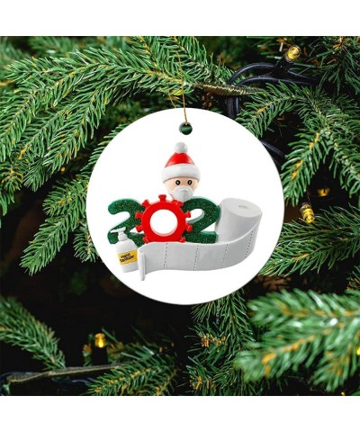 Christmas Ornaments 2020 Quarantine Survivor Family Customized Christmas Decorating Kits Creative Gift for Family- Christmas ...