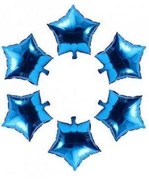 50 pcs 10 Inch Star Balloons- Foil Balloons Party Mylar Balloon Blue for Wedding Birthday Decoration (Blue) - Blue - CQ1976SK...