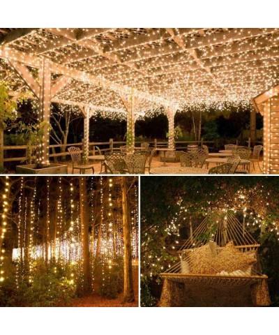 Solar Powered String Lights- 200 LED Copper Wire Lights- Fairy Lights- Outdoor Waterproof Solar Decoration Lights for Gardens...