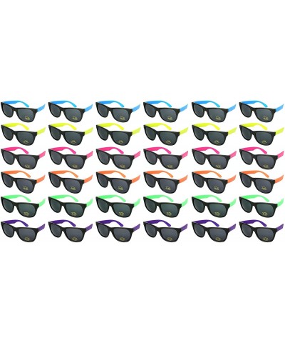 Neon Party Sunglasses(Pack of 36) - Black - CJ11PJ6VACN $33.66 Favors