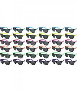 Neon Party Sunglasses(Pack of 36) - Black - CJ11PJ6VACN $33.66 Favors