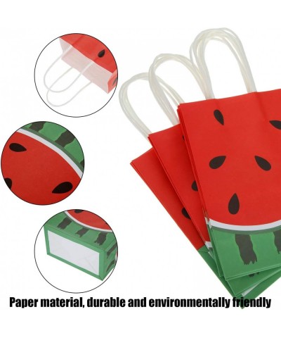 24 Pieces Watermelon Party Bags Watermelon Paper Goodie Bags Party Favor Bags Watermelon Treat Candy Bags Summer Fruit Birthd...