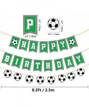 Soccer Party Supplies Soccer Happy Birthday Banners and 47 Pcs Soccer Theme Balloons for Kids- Boys- Soccer Fans Birthday Par...