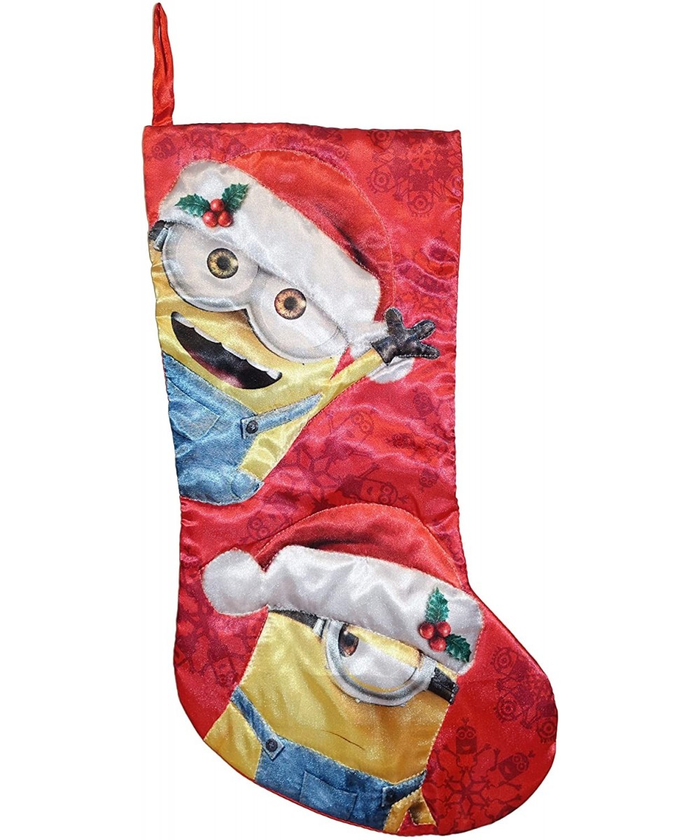 Despicable ME Minion with Santa HAT Stocking - C3182IWHEZM $6.62 Stockings & Holders