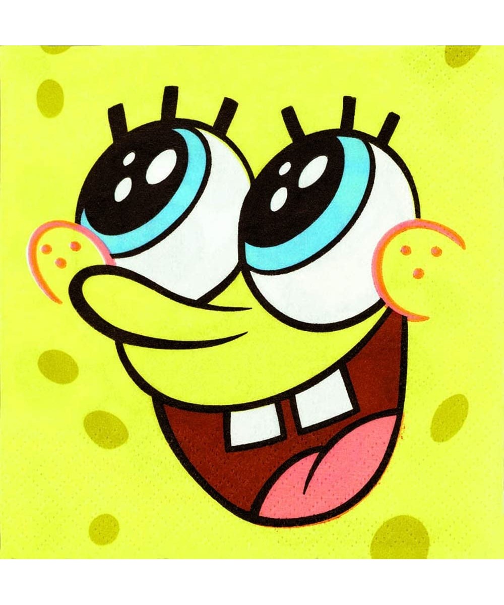 SpongeBob Small Napkins (16ct) - CN110TNX48Z $5.58 Party Tableware