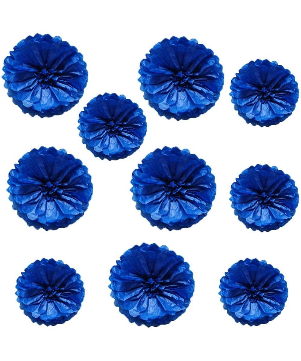 10pcs 8inch 10 inch Party Pom poms Paper Pom Poms DIY Art Craft Tissue Paper Flower Decorative Flowers Hanging Paper Flower f...