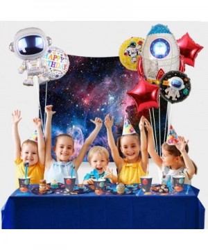 30" Astronaut Spaceman Balloons- Pack of 8- Large Rocket Mylar Balloon for 3rd Birthday Balloon Bouquet Decorations- Outer Sp...