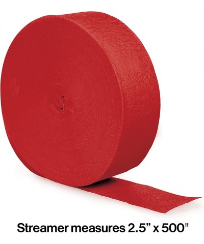 Touch of Color Crepe Paper Streamer Roll- 500-Feet- Classic Red - 0 - Classic Red - C4110Q4V5D3 $6.93 Streamers