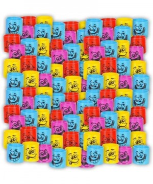 Toy Spring Coil - Pack of 50 1.38 Inch Assorted Emoji Silly Faces and Colors for Party Favor- Carnival Prize- Stress Relief- ...