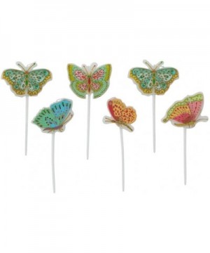 Parvaneh's Butterflies Die-Cut Party & Birthday Candles- 12 Candles - CI18WG0L09Z $10.29 Cake Decorating Supplies