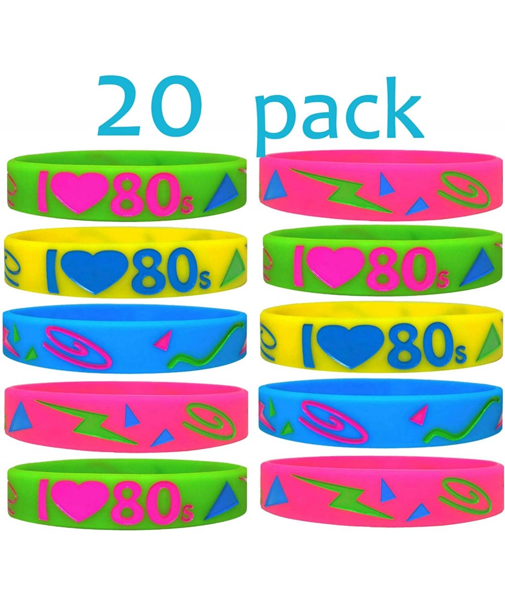 20 pcs Wristband Party Favors (80s- Adults) - 80's - CW18KIUKZ46 $13.73 Favors
