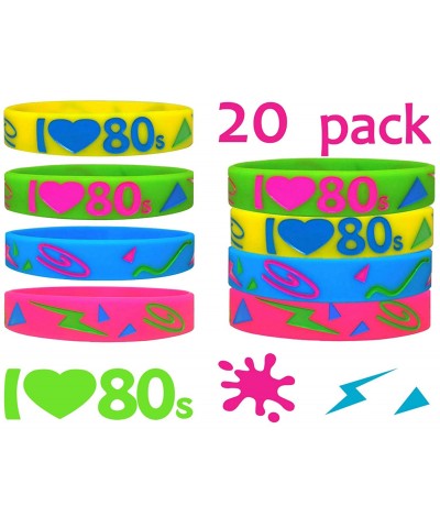 20 pcs Wristband Party Favors (80s- Adults) - 80's - CW18KIUKZ46 $13.73 Favors