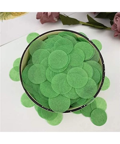 1" Circle Confetti Round Tissue Paper Table Confetti Dots for Wedding Birthday Party Decoration (Lime Green) - Lime Green - C...