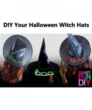 Halloween Black Witch Hats Witch Costume Accessories for Halloween Party Decoration and Carnivals Hats Black- 8 pcss - CC18XO...