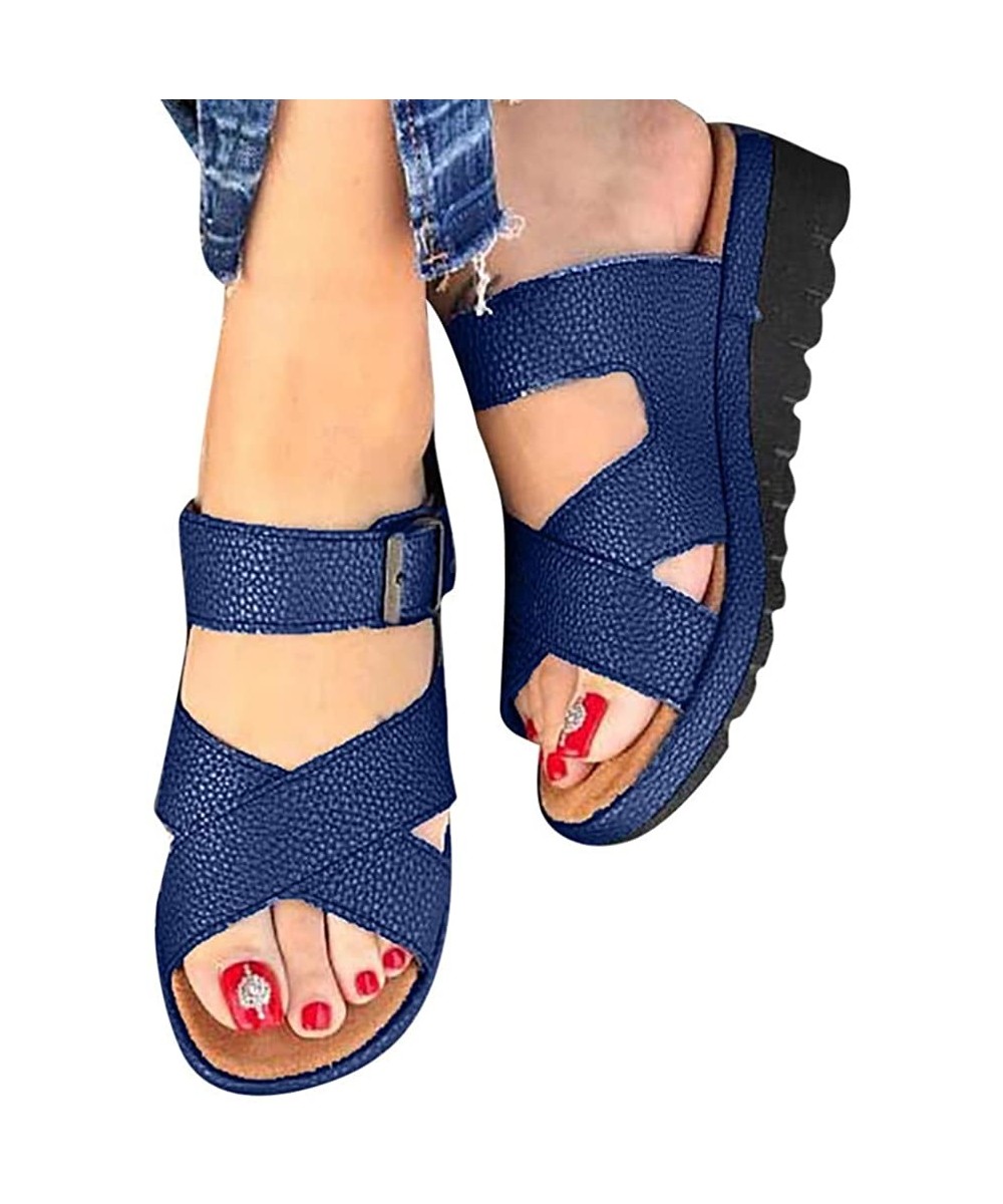 Summer Shoe Gibobby Women's 2019 New Women Comfy Platform Sandal Shoes Summer Beach Travel Shoes Fashion Sandal Ladies Shoes ...
