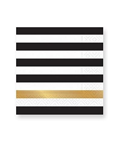 Kenzie-Black Beverage Napkins - CC11YXE1SMZ $8.42 Tableware