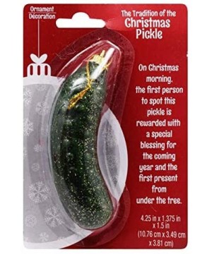 Traditional German Christmas Pickle Ornament - C61172GZYNZ $7.91 Ornaments
