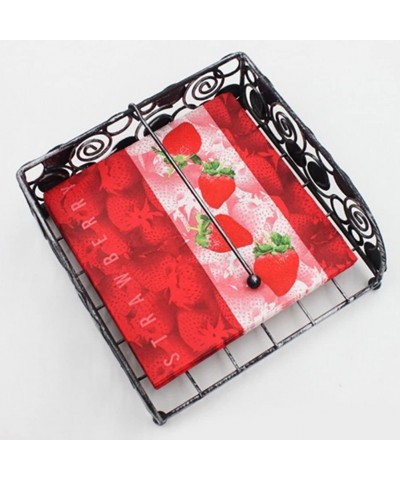 20pcs Strawberry Paper Napkins Festive and Party Color Printing Tissue Table Decoration 13" x 13 - Strawberry - CZ18EEI05M8 $...