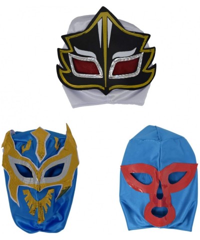 3 Luchador Mask Kids for Mexican Party - Mexican Wrestling Masks for Kids - CS19EM0GQ79 $17.26 Party Games & Activities