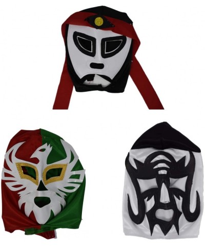 3 Luchador Mask Kids for Mexican Party - Mexican Wrestling Masks for Kids - CS19EM0GQ79 $17.26 Party Games & Activities