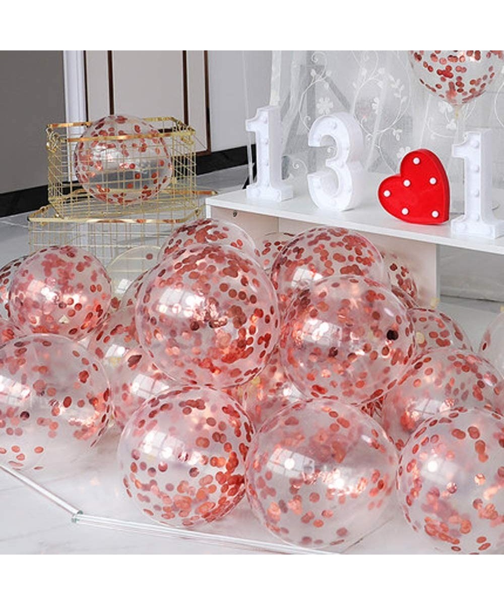 Party Balloons 12inch 50 Pcs Latex Confetti Balloons Birthday Balloons Party Decoration Wedding Baby Shower Christmas Party-C...