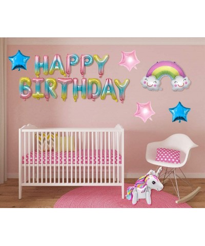 Unicorn Birthday Balloons - Unicorn Birthday Theme Party Decorations Supplies Banner for Baby Shower/Kids/Girls 35PCS - CI193...