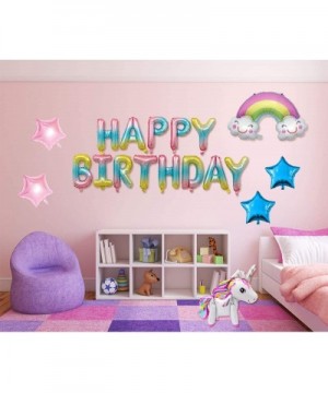 Unicorn Birthday Balloons - Unicorn Birthday Theme Party Decorations Supplies Banner for Baby Shower/Kids/Girls 35PCS - CI193...