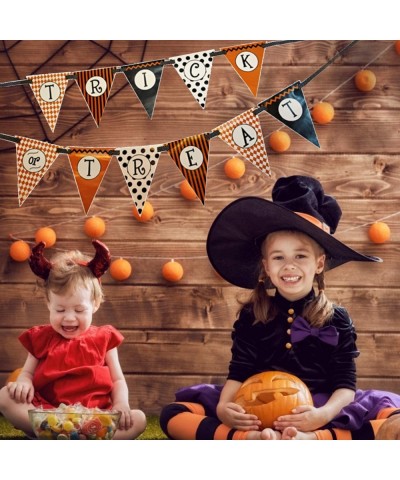 Halloween Halloween Birthday Decorations Kit- Include Tissue Pom Poms Flowers-Honeycomb-Triangle Flag for Home Indoor Outdoor...