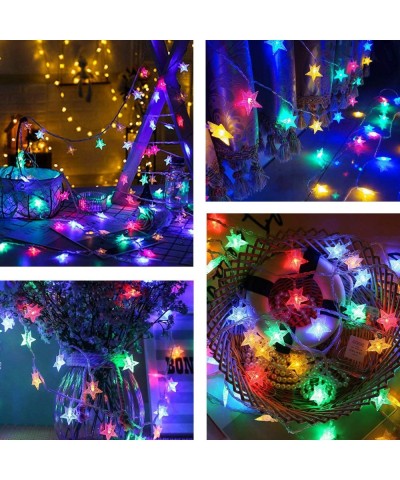 50 LED Star String Lights Battery Operated Waterproof Twinkle Fairy Lights with 8 Modes for Indoor Outdoor- Home- Garden- Par...