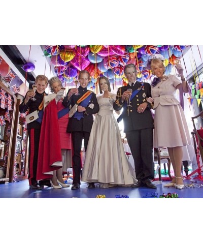 Queen Elizabeth Celebrity 90TH Birthday Fancy Dress Face Mask Hen Party girls - C618EUID6TS $6.45 Photobooth Props