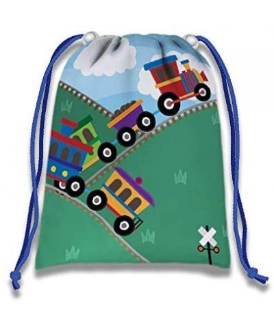 Train Drawstring Bags Kids Birthday Party Supplies Favor Bags 10 Pack - C2180EQYIGK $13.56 Party Packs