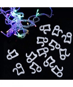 180 Pieces Christmas Light Clips Plastic Gutter Hang Hooks for Xmas Decoration Outside Lights - CT190WYHYQE $10.46 Outdoor Li...