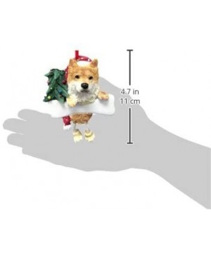 Shiba Inu Ornament with Unique "Dangling Legs" Hand Painted and Easily Personalized Christmas Ornament - CS114WDA0YD $8.26 Or...