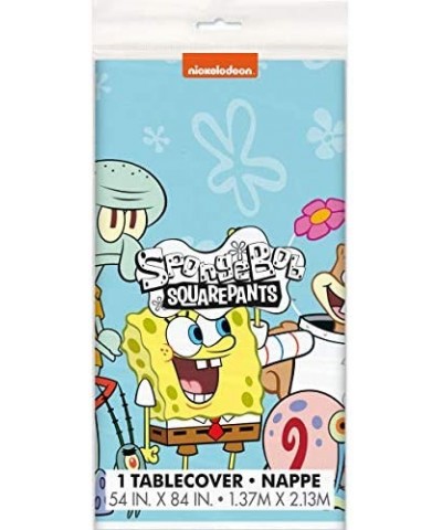 Spongebob SquarePants Birthday Serves 16 includes Lunch Plates- Napkins- Table Cover- Stickers - CW19087Q9LU $18.08 Party Packs