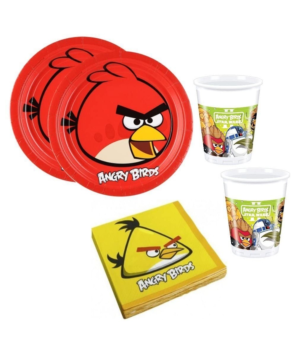 Angry Birds Birthday Party Supplies Set Plates Napkins Cups Kit for 16 - CP188NUONI4 $35.13 Party Packs
