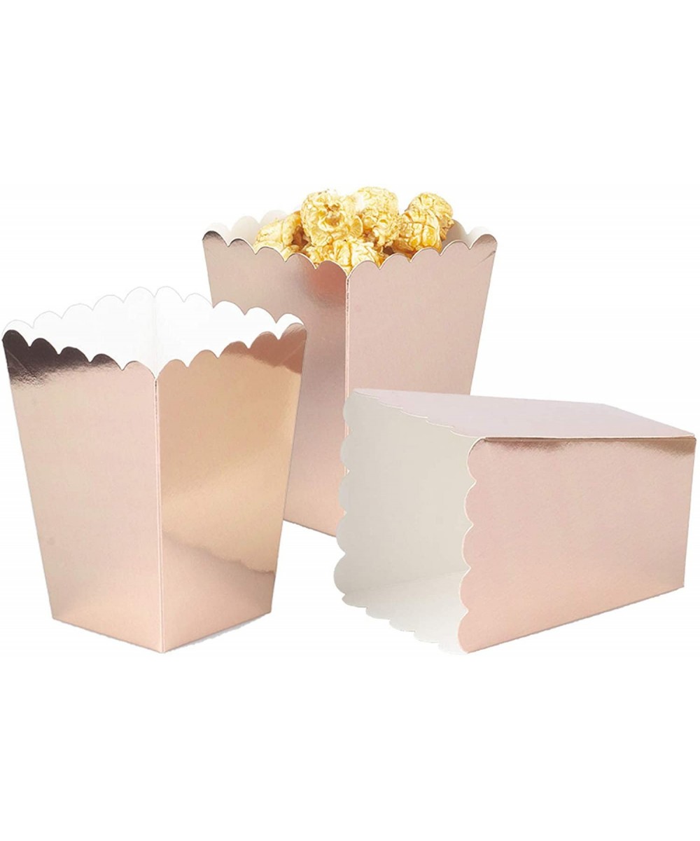 Rose Gold Popcorn Boxes Mini Paper Popcorn Box Cardboard Popcorn Container for Party- Pack of 24 - Rose Gold - CM18AKLK5EW $6...