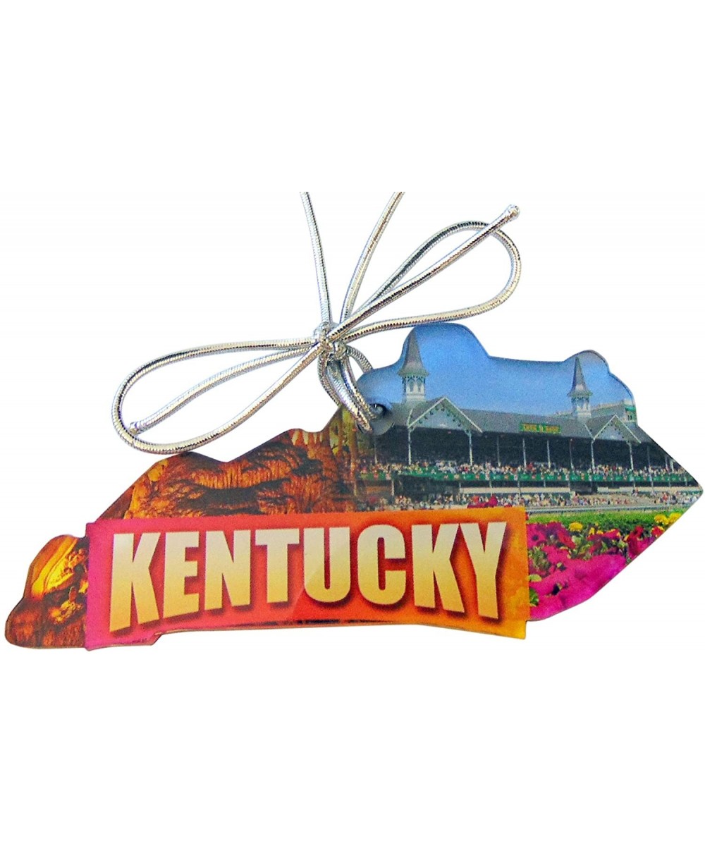 Kentucky Ornament Acrylic State Shaped Christmas Decoration Gift Made in The USA - C318HOWAOMY $9.70 Ornaments