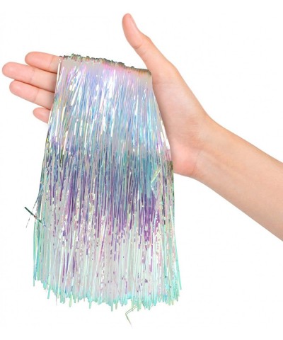 Iridescent Tinsel Strands Metallic Icicle Streamers Pack of 2000 for Holiday Christmas Tree Mermaid Unicorn Birthday Wedding ...