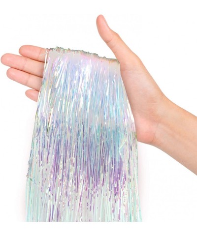 Iridescent Tinsel Strands Metallic Icicle Streamers Pack of 2000 for Holiday Christmas Tree Mermaid Unicorn Birthday Wedding ...