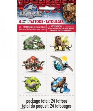 Jurassic World Temporary Tattoos- 24ct - CR11XCIRKEX $7.42 Party Favors