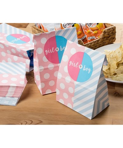 Party Treat Bags - 36-Pack Gift Bags- Gender Reveal Party Supplies- Paper Favor Goody Bags for Baby Shower- Recyclable Treat ...