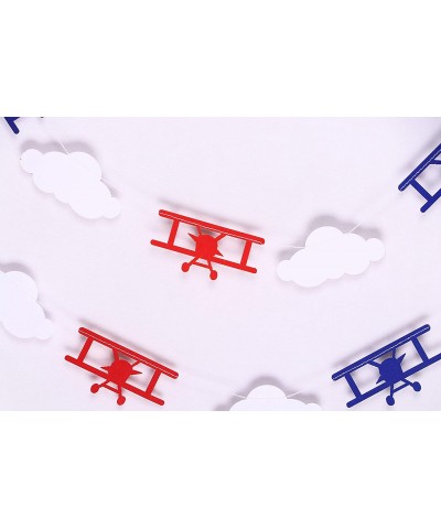 Vintage Airplane and Cloud - Birthday Decorations-Party Decorations-Party décor-Creative Decoration - CQ18Z950ZZQ $7.30 Banne...