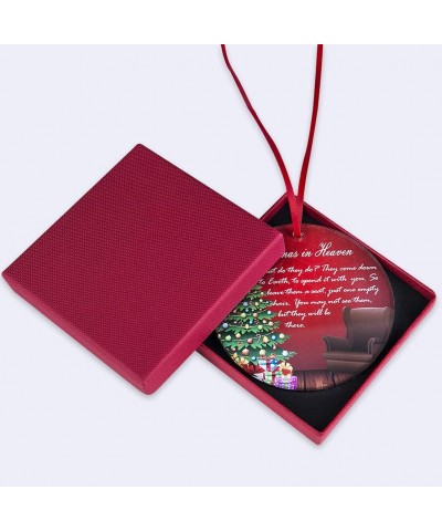 Christmas Ornaments Keepsake Double-Sided Christmas in Heaven - Christmas in Heaven-red - CQ192NAY97O $5.51 Ornaments