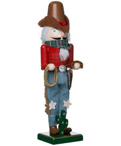 15-Inch Wooden Cowboy Nutcracker - C6118OEDI5F $25.56 Nutcrackers