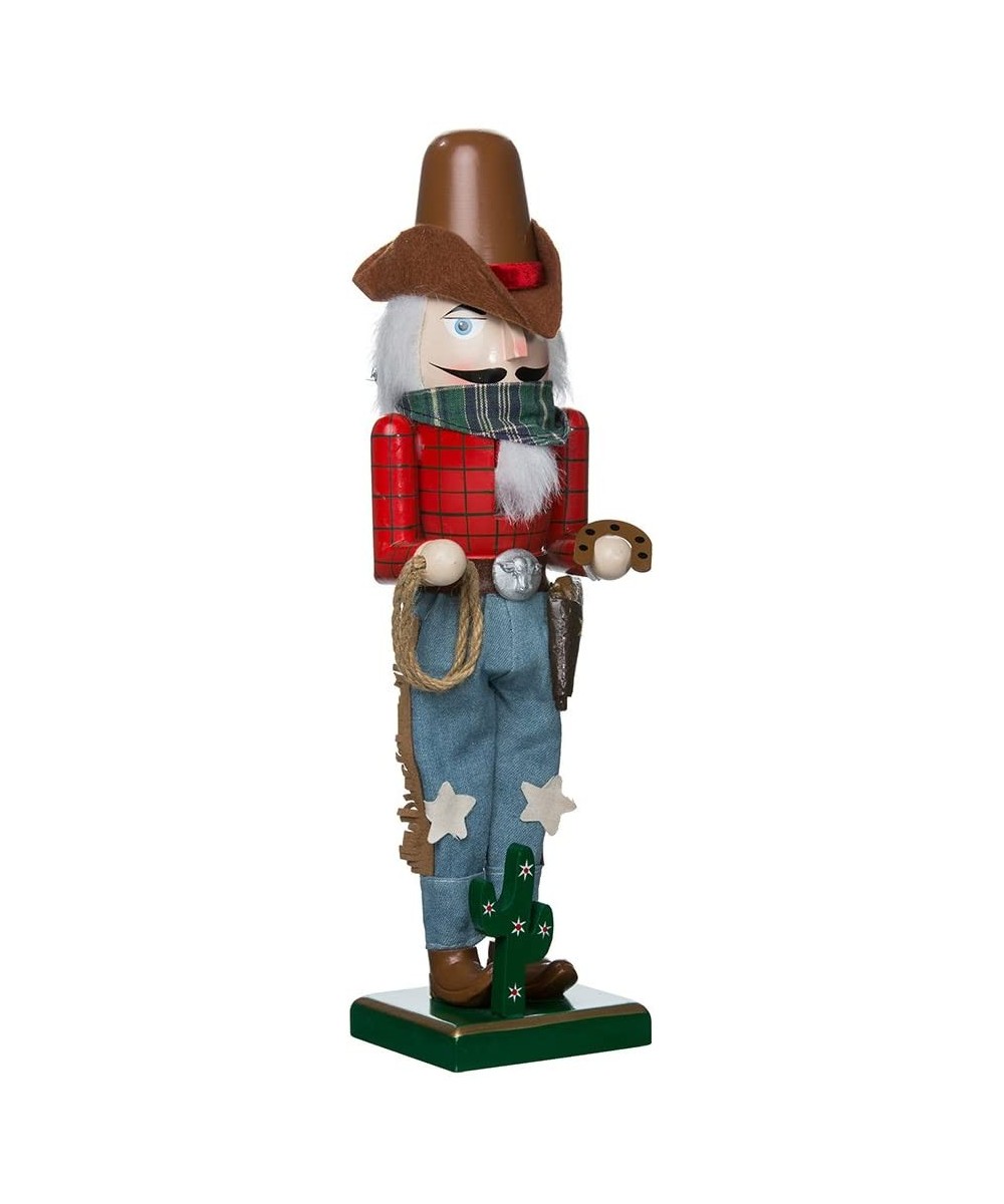 15-Inch Wooden Cowboy Nutcracker - C6118OEDI5F $25.56 Nutcrackers