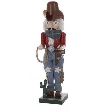 15-Inch Wooden Cowboy Nutcracker - C6118OEDI5F $25.56 Nutcrackers