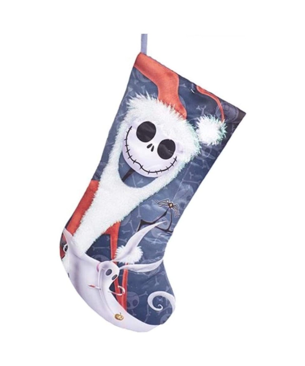 Nightmare Before Christmas 19" Satin Stocking Standard - C4182OQGQ00 $22.74 Stockings & Holders