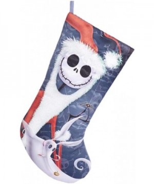Nightmare Before Christmas 19" Satin Stocking Standard - C4182OQGQ00 $22.74 Stockings & Holders